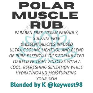Blended by K Polar Muscle Rub ~ 4 oz